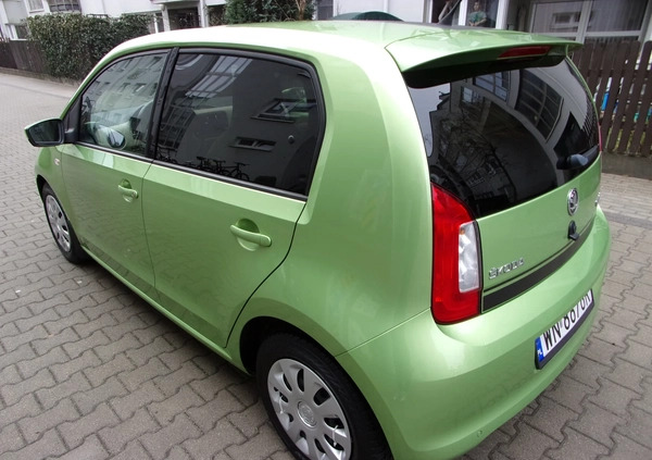 Skoda Citigo cena 24900 przebieg: 58000, rok produkcji 2012 z Warszawa małe 67